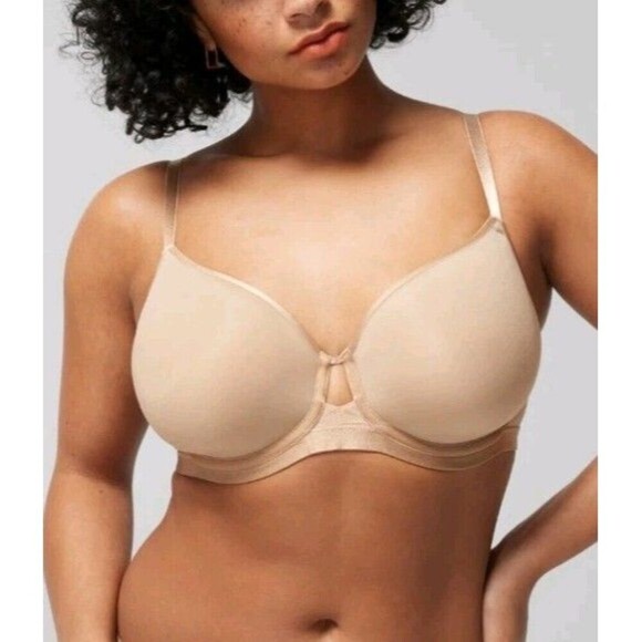 Soma Lightest Lift Smooth Perfect Coverage Bra 34DD Underwire Womens Solid Pink - Picture 1 of 9